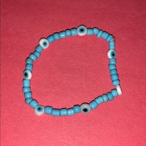 blue evil eye bracelet